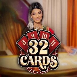 32 Cards slot logo by Ezugi at Azurslot Casino