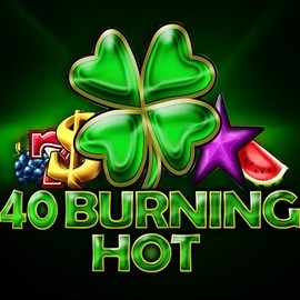 40 Burning Hot logo by Amusnet Interactive at Azurslot Casino40 Burning Hot