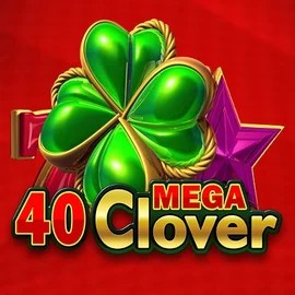 Logo of 40 Mega Clover from Amusnet Interactive at Azurslot Casino