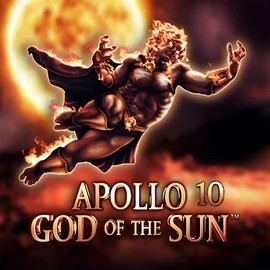 Apollo God of the Sun slot logo by Novomatic at Azurslot Casino