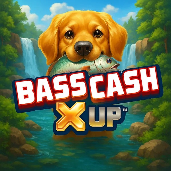 Official Slots logo: Bass Cash X UP by Alchemy Gaming at Azurslot Casino