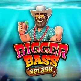 Bigger Bass Splash online game logo by Pragmatic Play on azur-slot.org