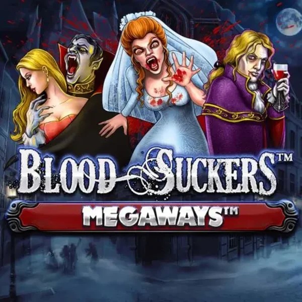 Blood Suckers Megaways logo by Red Tiger Gaming at Azurslot Casino
