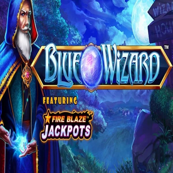 Blue Wizard Fire Blaze Jackpots online slot from Rarestone Gaming – play at azur-slot.org