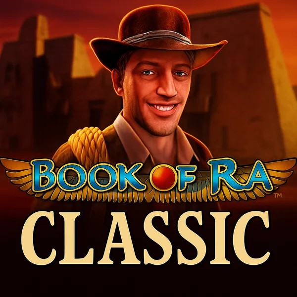 Book of Ra Classic casino game by Novomatic – featured logo at Azurslot Casino