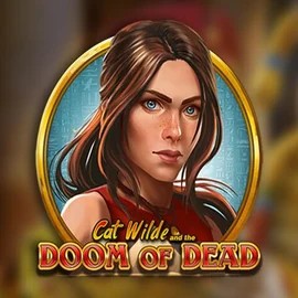 Slots logo of Cat Wilde and the Doom of Dead from Play'n GO at Azurslot Casino