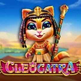 Cleocatra slot logo by Pragmatic Play at Azurslot Casino