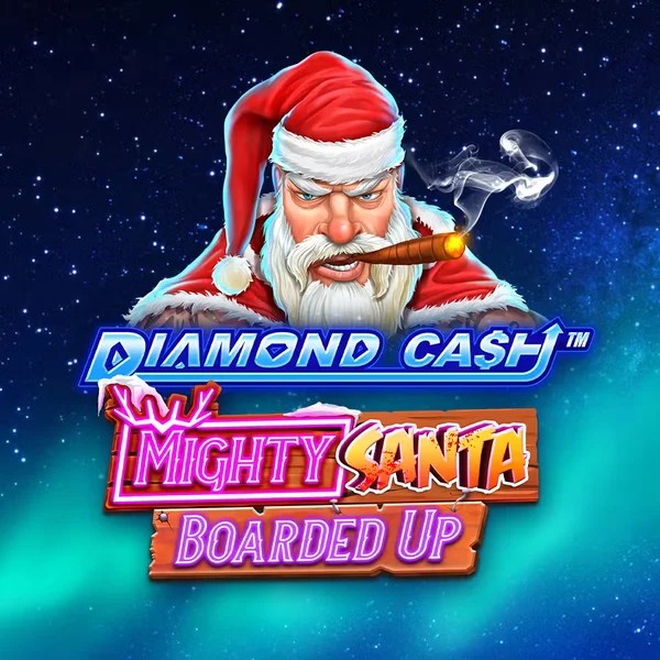 Enjoy Diamond Cash Mighty Santa Boarded Up by Greentube – logo hosted on azur-slot.org