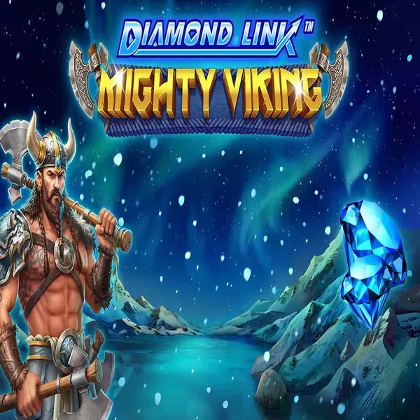 Diamond Link Mighty Viking casino game by Greentube – featured logo at Azurslot Casino