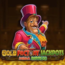 Play Gold Factory Jackpots Mega Moolah slot by Aurum Signature Studios on azur-slot.org