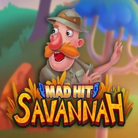 Mad Hit Savannah slot visual from RubyPlay available on azur-slot.org