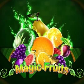 Magic Fruits Deluxe online game logo by Wazdan on azur-slot.org