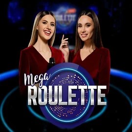 Official Live Casino logo: Mega Roulette by Pragmatic Play at Azurslot Casino