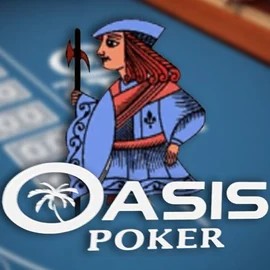 Oasis Poker by Nucleus Gaming, showcased at azur-slot.org – game logo