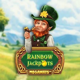 Rainbow Jackpots Megaways logo – Jackpots by Red Tiger Gaming at Azurslot Casino