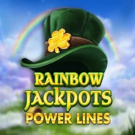 Official Jackpots logo: Rainbow Jackpots Power Lines by Red Tiger Gaming at Azurslot Casino