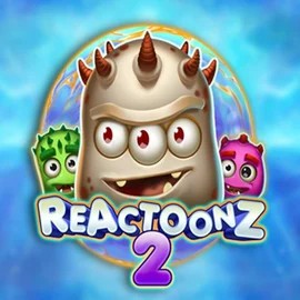 Reactoonz 2 by Play'n GO, showcased at azur-slot.org – game logo