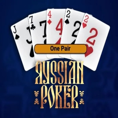 Official Table Games logo: Russian Poker by OneTouch Games at Azurslot Casino