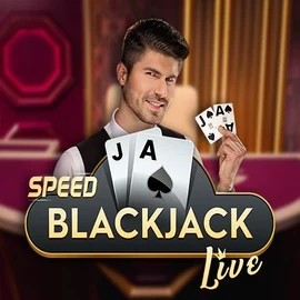 Official Live Casino logo: Speed Blackjack by Pragmatic Play at Azurslot Casino