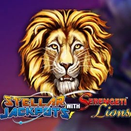 Stellar Jackpots with Serengeti Lions by Lightning Box Game, showcased at azur-slot.org – game logo