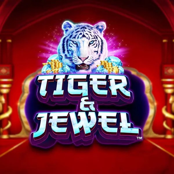 Tiger and Jewel slot logo by Greentube at Azurslot Casino